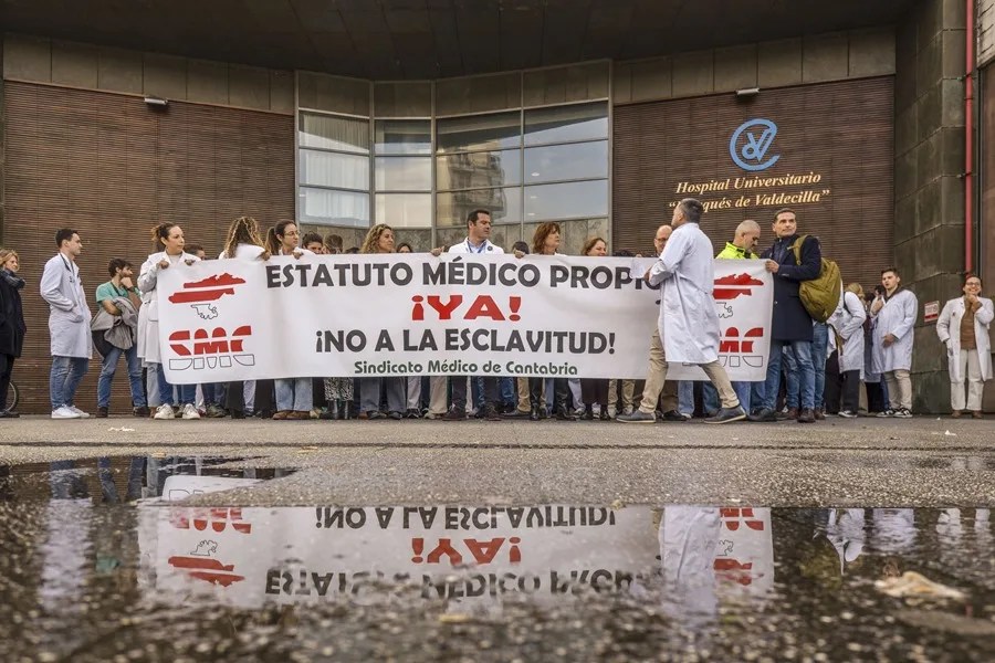 Los médicos vuelven a la huelga por el estatuto marco cinco años después de su último paro