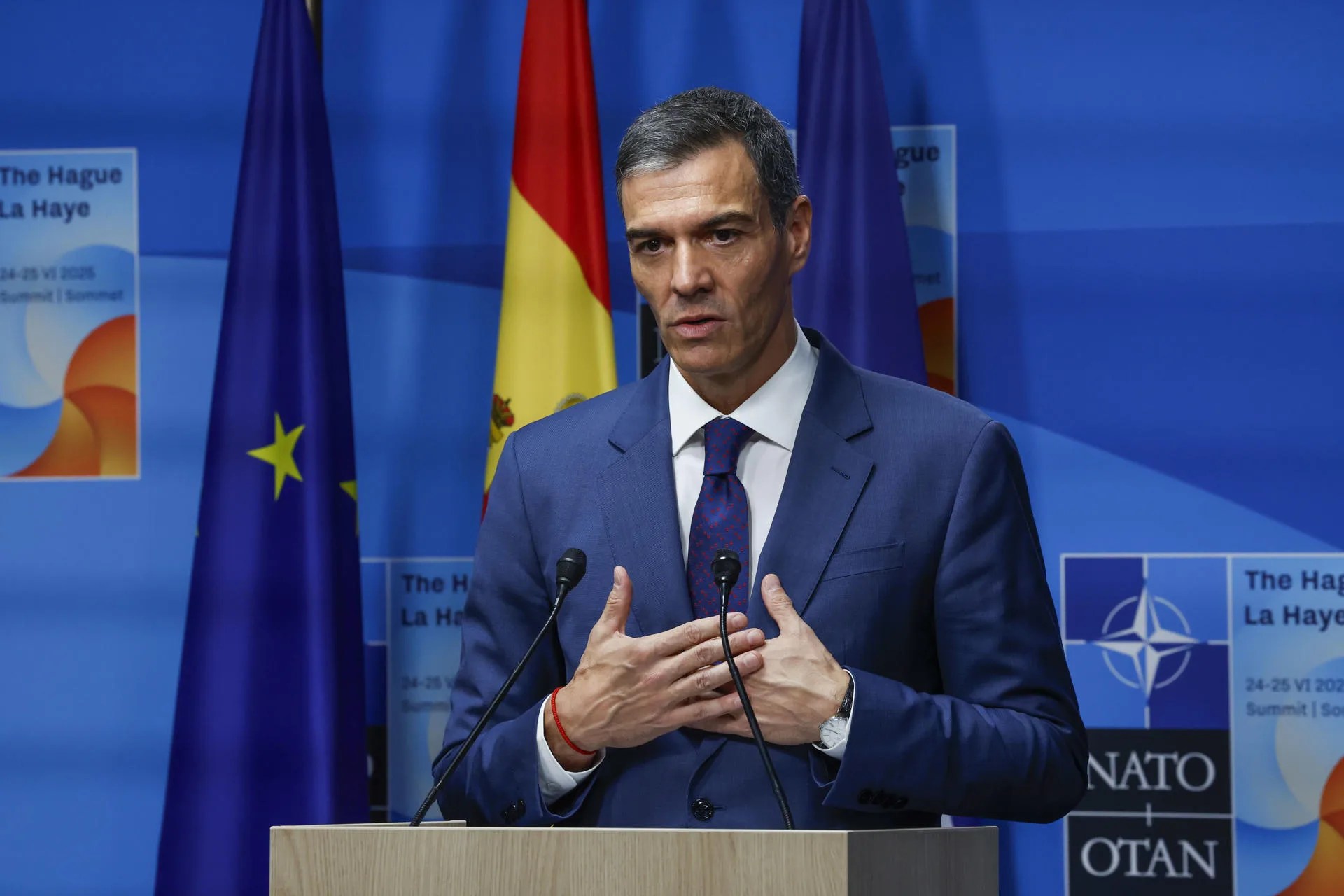 Sánchez acude hoy a la cumbre europea en plena polémica con Trump por el gasto militar