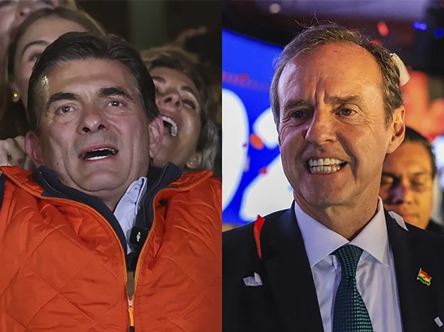 Elecciones Bolivia: Jorge Quiroga y Rodrigo Paz disputarán la primera segunda vuelta en la historia del país