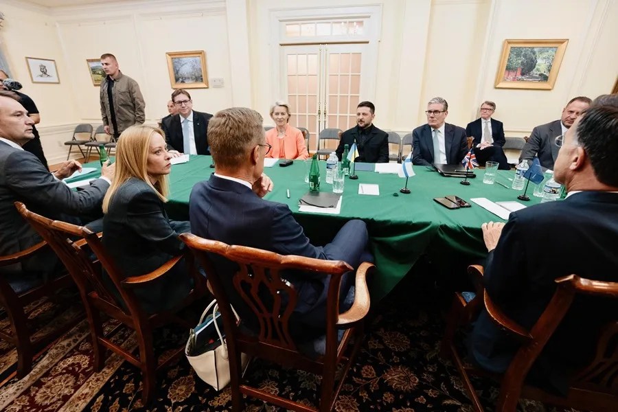 Líderes europeos apoyan a Zelenski en su reunión con Trump en la Casa Blanca