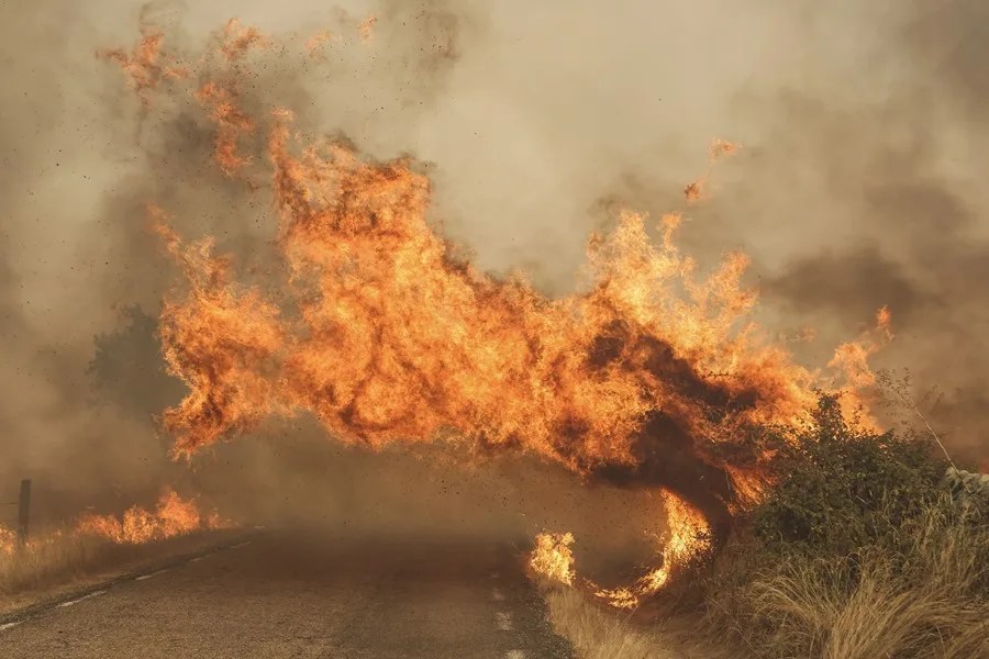 Fallece un voluntario que combatió el incendio de Salamanca, pero la Junta niega que su muerte esté vinculada al fuego