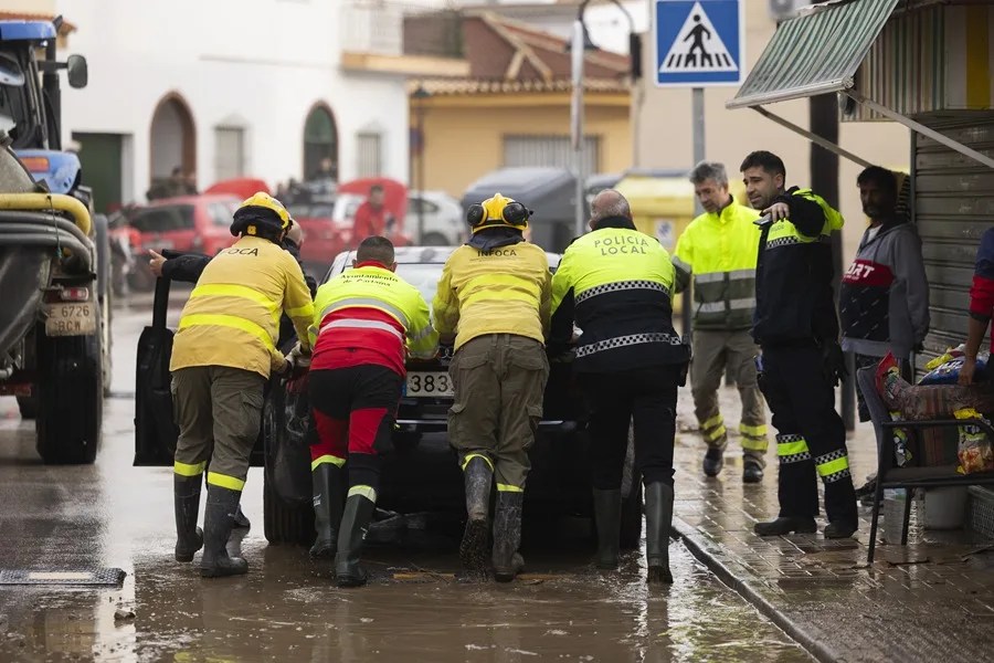 El temporal avanza hacia el este peninsular dejando inundaciones en algunas zonas
