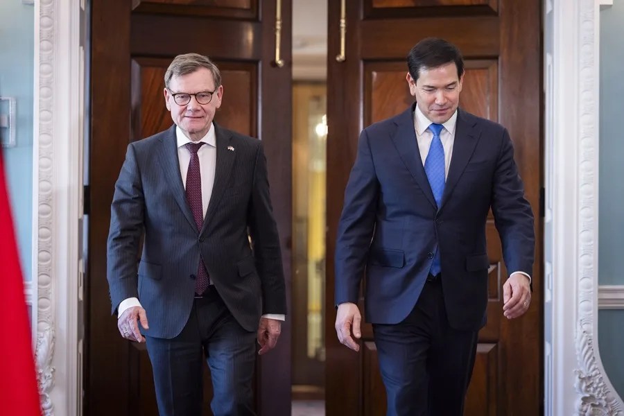 Marco Rubio y ministro alemán tratan temas globales, pero Washington evita mencionar a Groenlandia