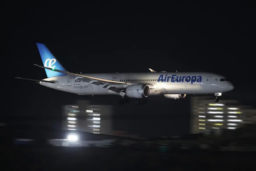 Aterriza en Venezuela el primer vuelo de la española Air Europa desde finales de noviembre