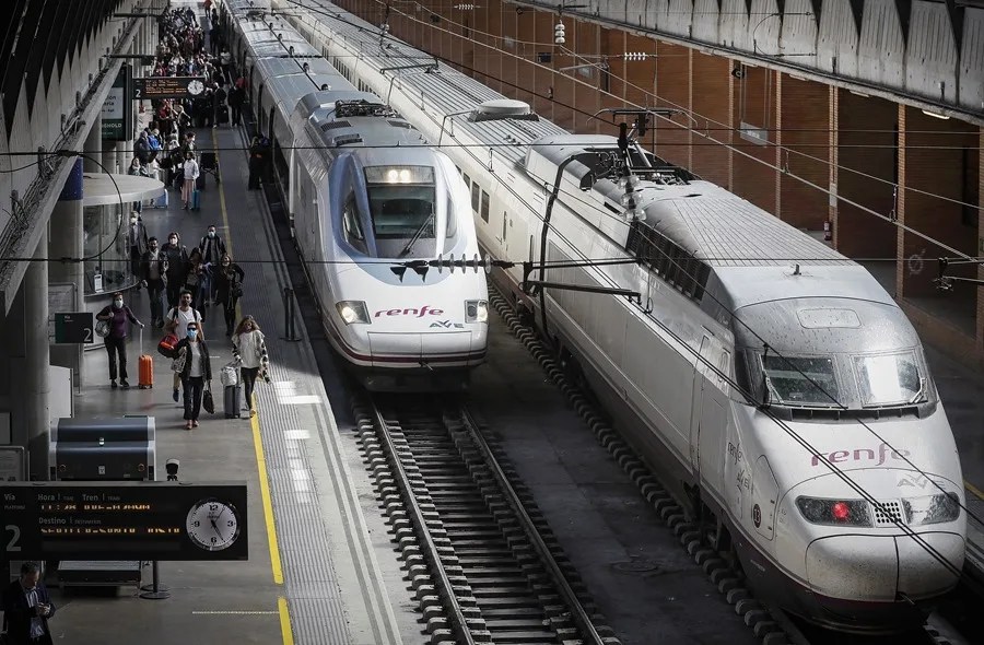 Suspendido casi al completo el tráfico ferroviario en Andalucía por la borrasca Leonardo