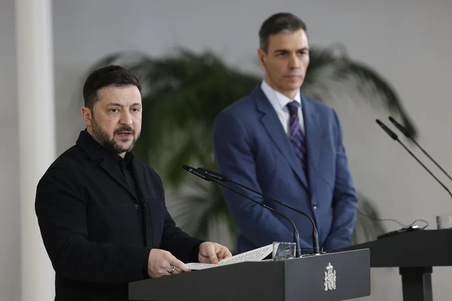 Zelenski advierte de que Ucrania ya recibe menos suministros militares debido a la guerra en Irán