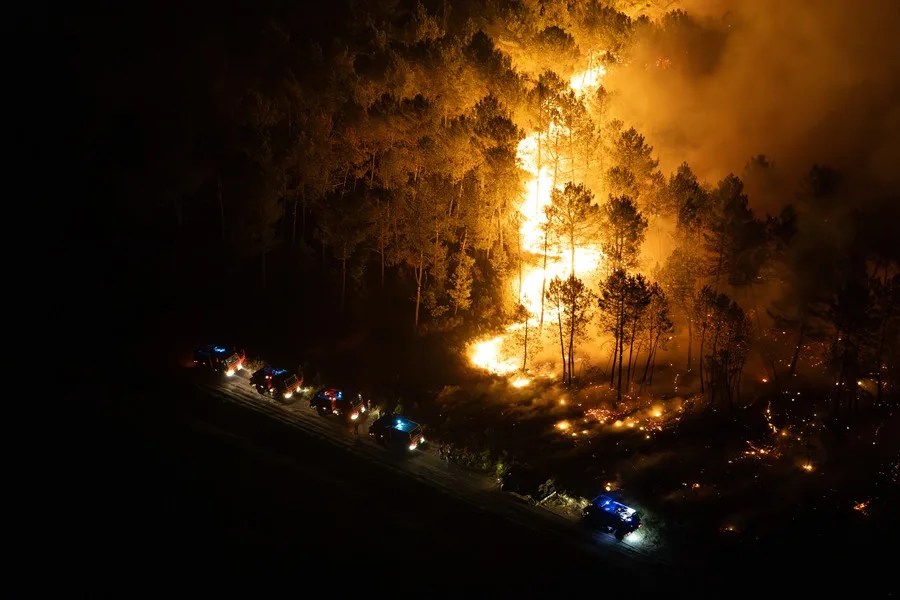 El megaincendio de Gironda sigue estabilizado pero Francia se mantiene en alerta por la ola de calor
