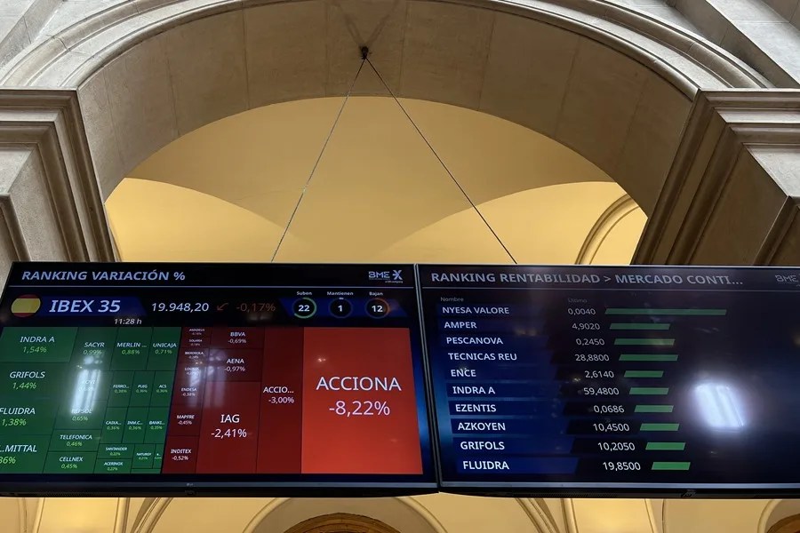 El IBEX 35 logra otro récord y cierra por primera vez por encima de 20.000 puntos