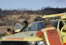 Los bomberos tratan de estabilizar el incendio de Segorbe (Castellón)
