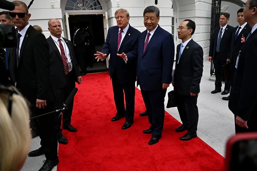Trump califica de «gran reunión» su encuentro con Xi Jinping en la Casa Blanca
