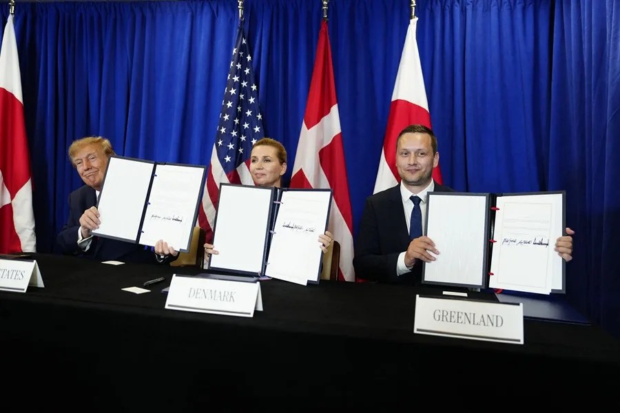 Estados Unidos, Dinamarca y Groenlandia firman en la ONU el acuerdo de seguridad