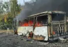 Doce muertos en bombardeo ruso que alcanzó un autobús en la ciudad ucraniana de Kramatorsk