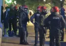 Catorce detenidos y cargas de la Ertzaintza durante los graves altercados en Bilbao