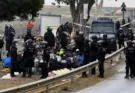 La Policía completa la segunda y última fase del desalojo de la playa del Trampolín de Ceuta