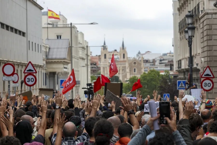 El Sindicato de Inquilinas mantiene la acampada de Sol ante el rechazo del Congreso a los decretos de vivienda